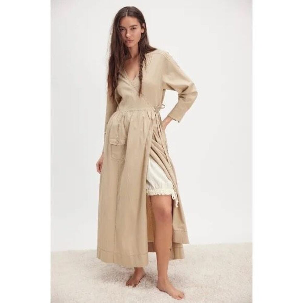 Free People Intimately Free People Out West Robe Maxi Dress Duster Size M